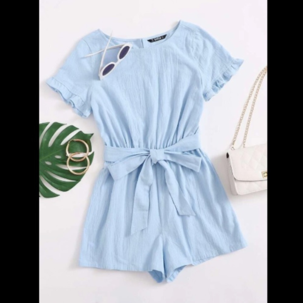 BRAND NEW Light Blue XL Romper